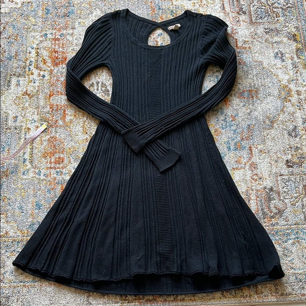 Black Knit Dress